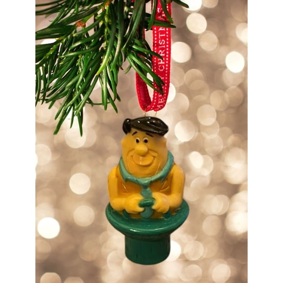 ORNAMENT FRED FLINTSTONE PVC Figure Figurine Charm 3 Dangler Gift New