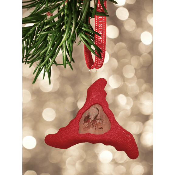 ORNAMENT Figure Figurine Charm 2014 Frisbee Sport Disc #3 Red Hookfang How To Train Your Dragon 2