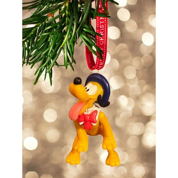 ORNAMENT PLUTO Pvc FIGURE in Beret France Disney Figure 4 Figurine