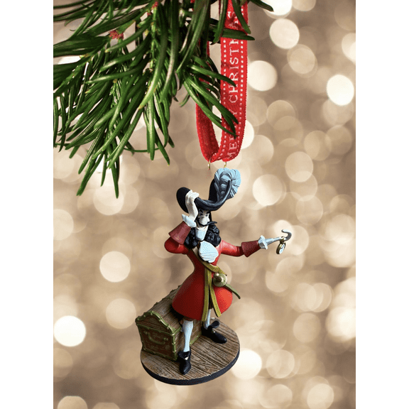 ORNAMENT limited edition Peter Pan-CAPTAIN HOOK Sculpture NEW RARE Figure Figurine Charm 4 PVC