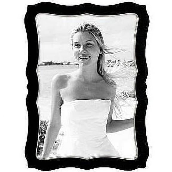 ORNATE BORDER Shaped black frame by Malden Design - 5x7