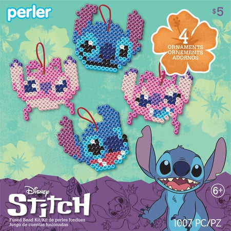 Perler Fused Bead Ornament Kit Stitch 1007 Piece