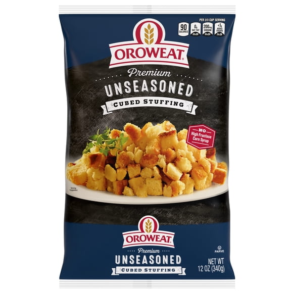 Oroweat Premium Unseasoned Cubed Stuffing, 12 oz