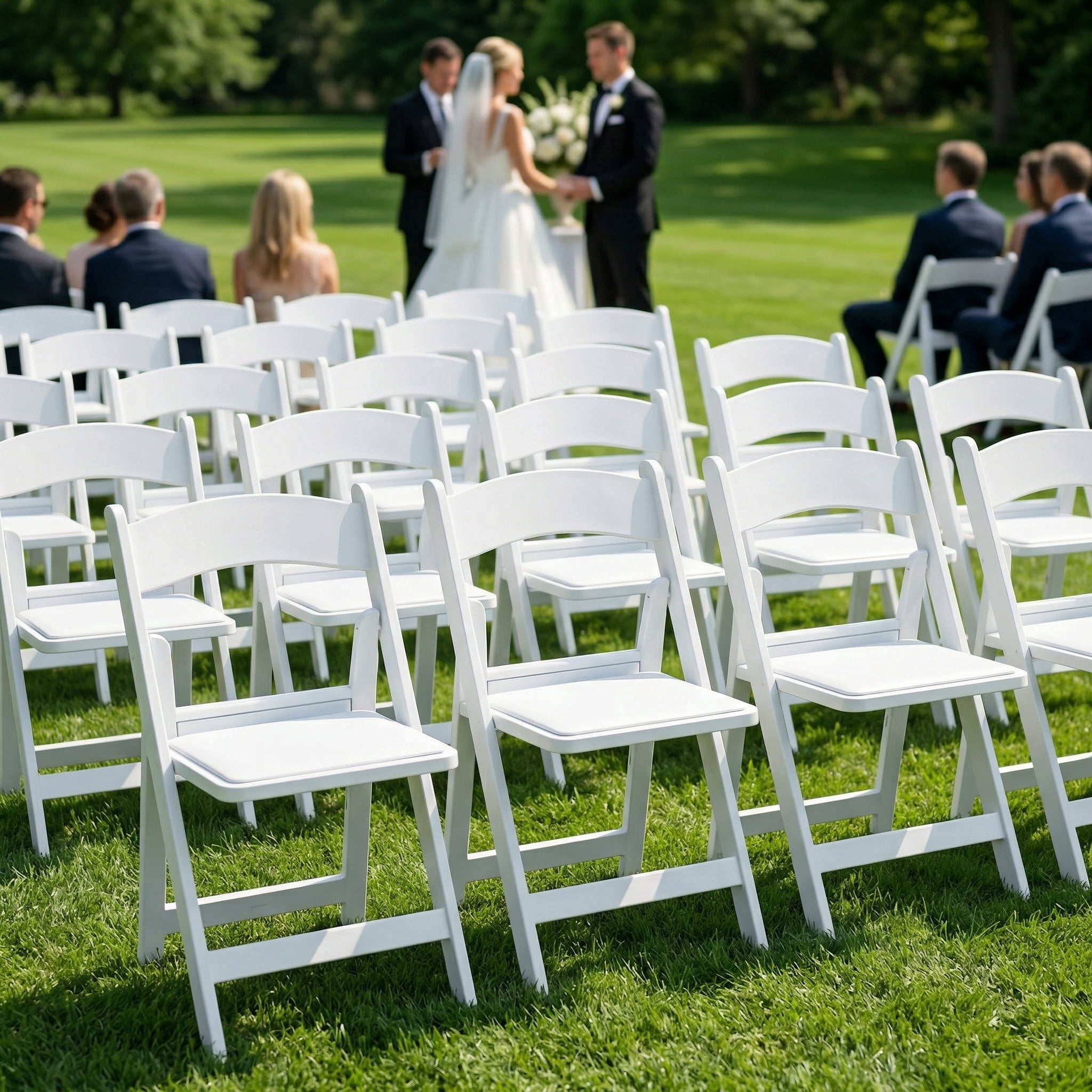 OROFULL 4 Pack White Resin Folding Chairs With Cushioned Seat Heavy Duty Foldable Chair For Wedding Party Event Home Indoor Outdoor Use: A Straightforward Review