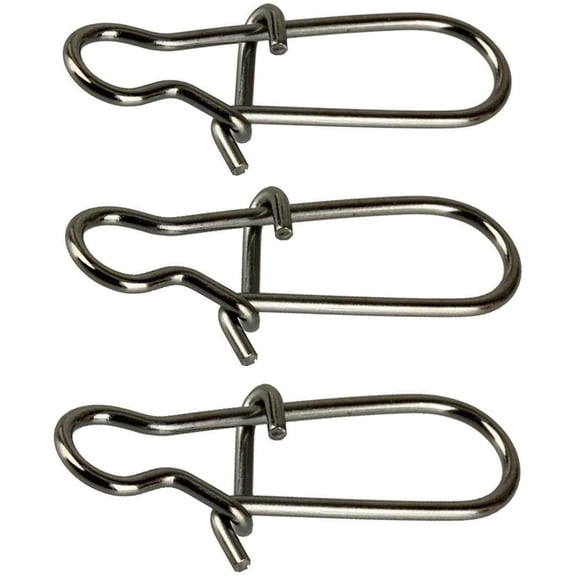 OROOTL 100 Pack Duo Lock Snaps Size 0-8 Black Nice Snap Swivel Solid Rings Stainless Steel USA Fishing Tackle Kit - Test: 26LB-220LB