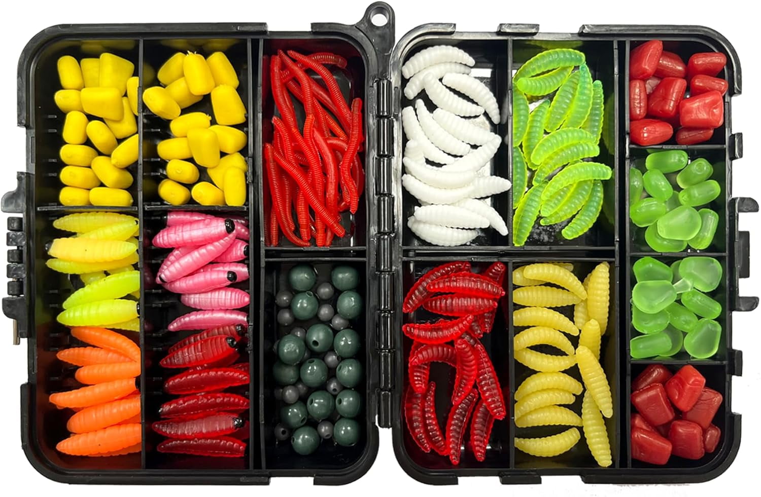 Fishing Kit Amazon Carp Fishing Tackle OROOTL 220PCS/Box Carp Fishing Tackle  Box Artificial Plastic Fake