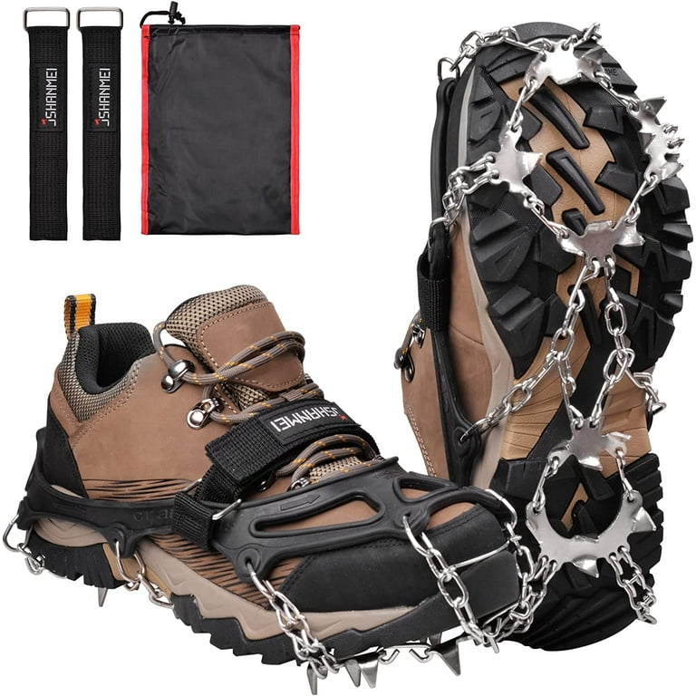 OROOTL Crampons Ice Cleats Walk Traction Snow Cleats for Boots