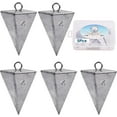 OROOTL Pyramid Sinkers Fishing Weights Saltwater Bullet Fishing Weights Sinkers for Surf Fishing