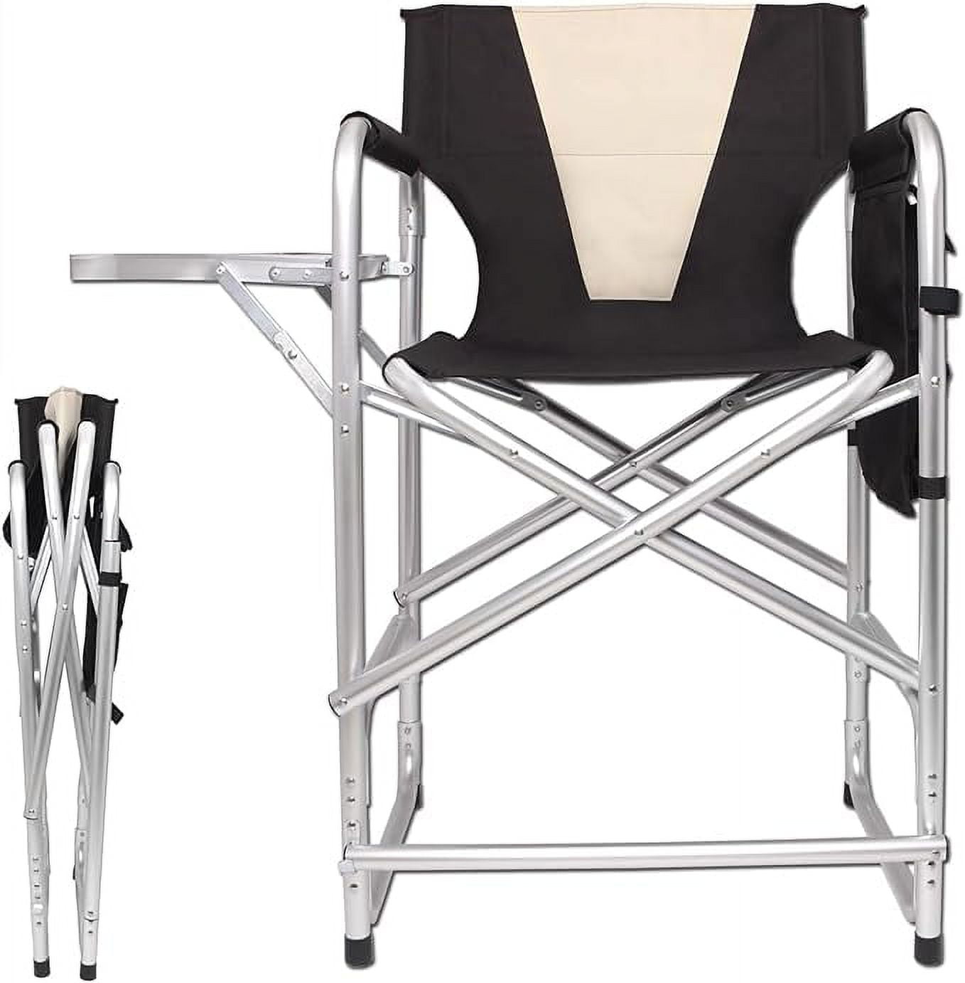 OROOTL Tall Directors Chair Makeup Artist Chair Foldable Camping Chairs