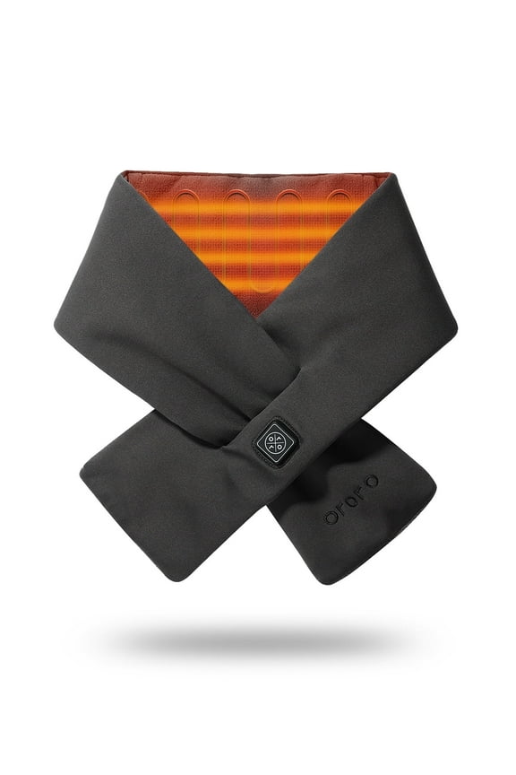 Heated Scarf for Men and Women, Heated Scarf Rechargeable for Winter (Grey)