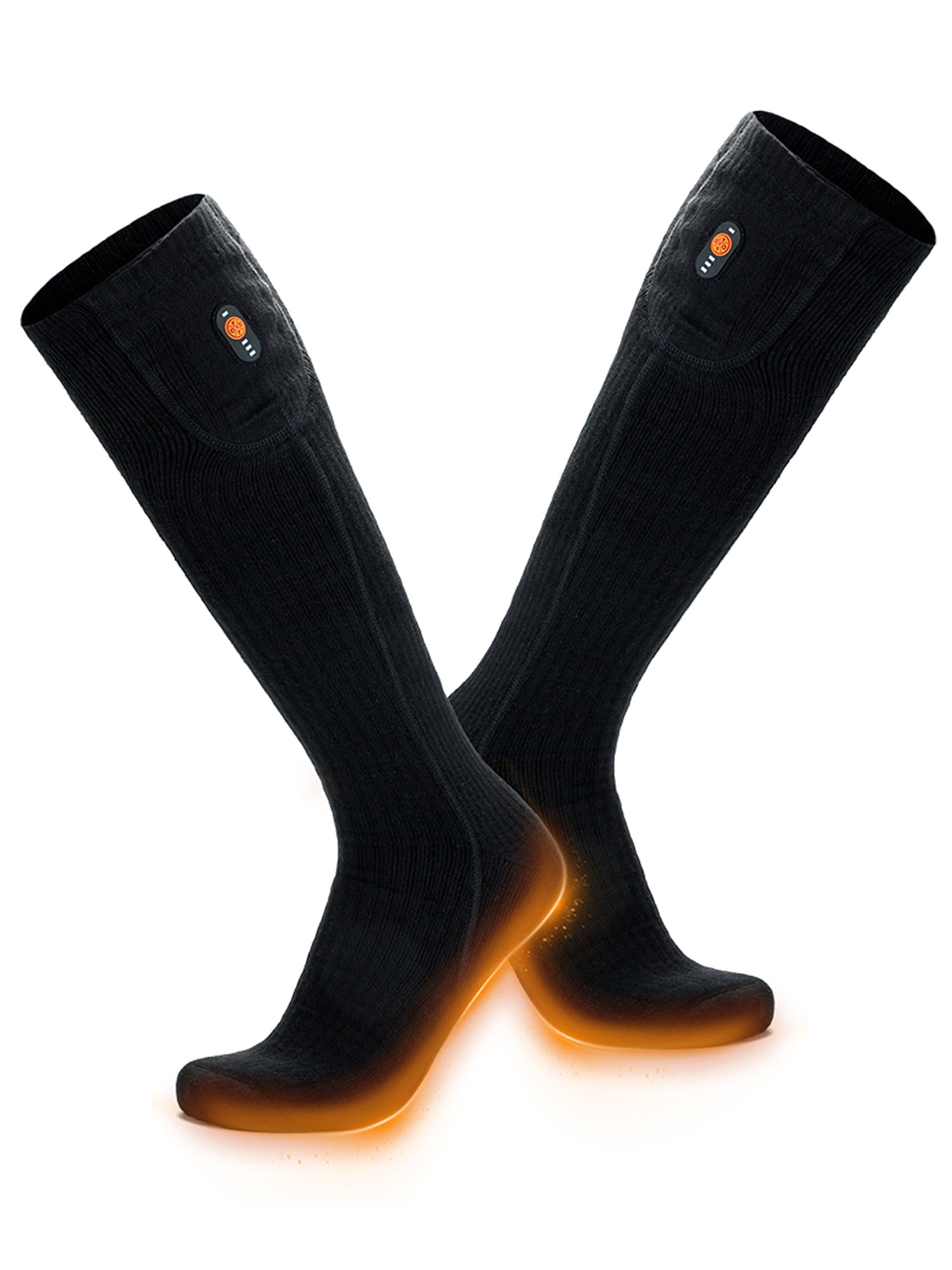 ORORO Heated Socks Rechargeable for Men and Women with Battery Pack