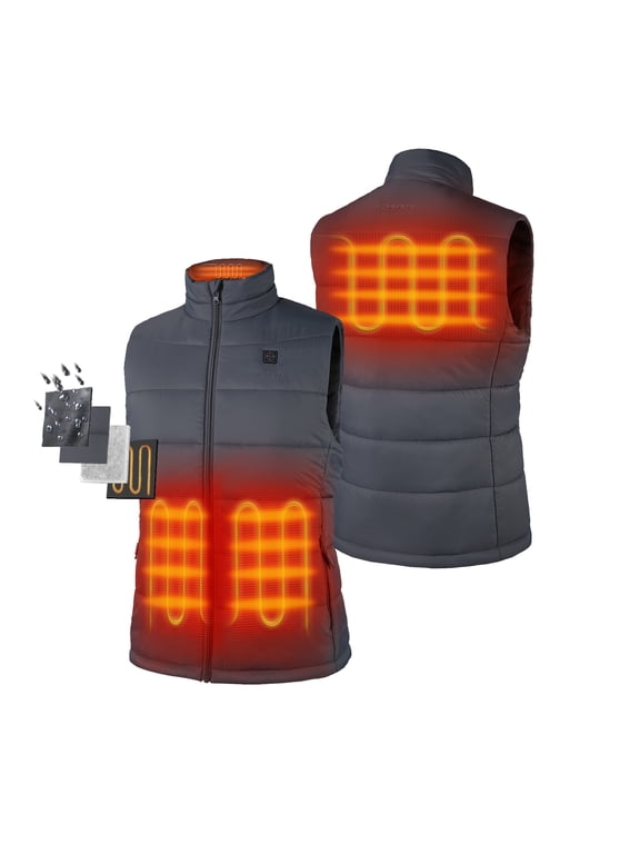 Men's Lightweight Heated Vest with Battery Pack