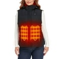thumbnail image 1 of ORORO Women‘s Heated Down Vest with Battery, Down Heated Vest for Winter Outdoors (Black,2XL), 1 of 9
