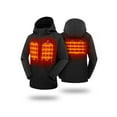 thumbnail image 1 of ORORO Women’s Heated Jacket with Battery, Heating Jacket with Removable Hood for Winter Outdoors (Black, L), 1 of 10