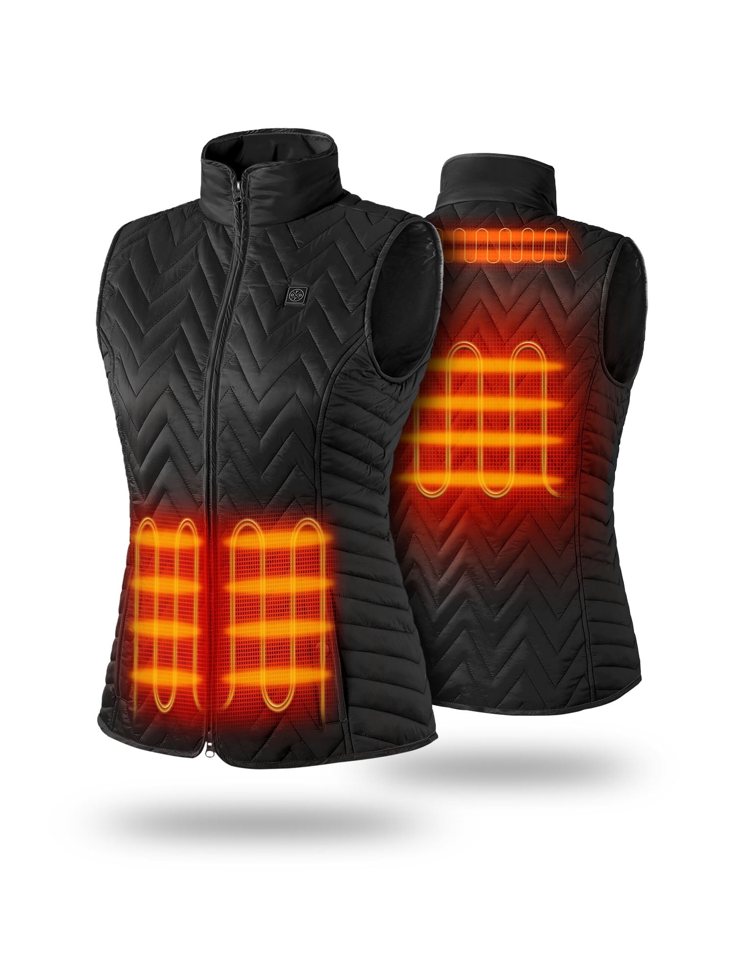 ORORO Women's Quilted Heated Vest with Battery, Lightweight Heated