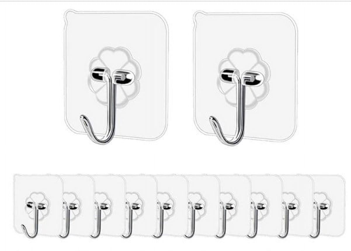 Buy pepplo Double-Sided Adhesive Wall Hooks,Self Adhesive Hooks for Hanging,Heavy-Duty,Multi-Purpose,Waterproof  and No Punching for Bathroom and Kitchen(Set of 3) Online at Low Prices in  India 