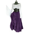 thumbnail image 1 of ORQ Womens Royal Court Dress Halloween Costume Plus Size Renaissance Medieval Long Dress, 1 of 2