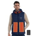 thumbnail image 1 of ORRNIKKO Heated Vest for Men Outerwear Vests Men's Heated Vest Navy S, 1 of 7