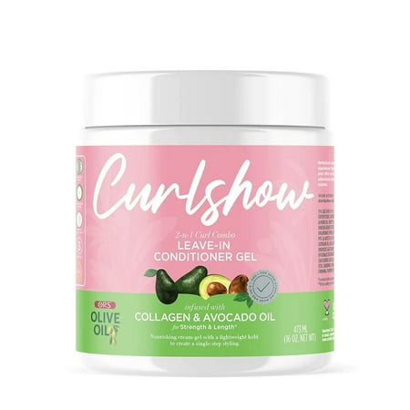 ORS Curl Show Leave-In Conditioner Gel, 16 Oz,