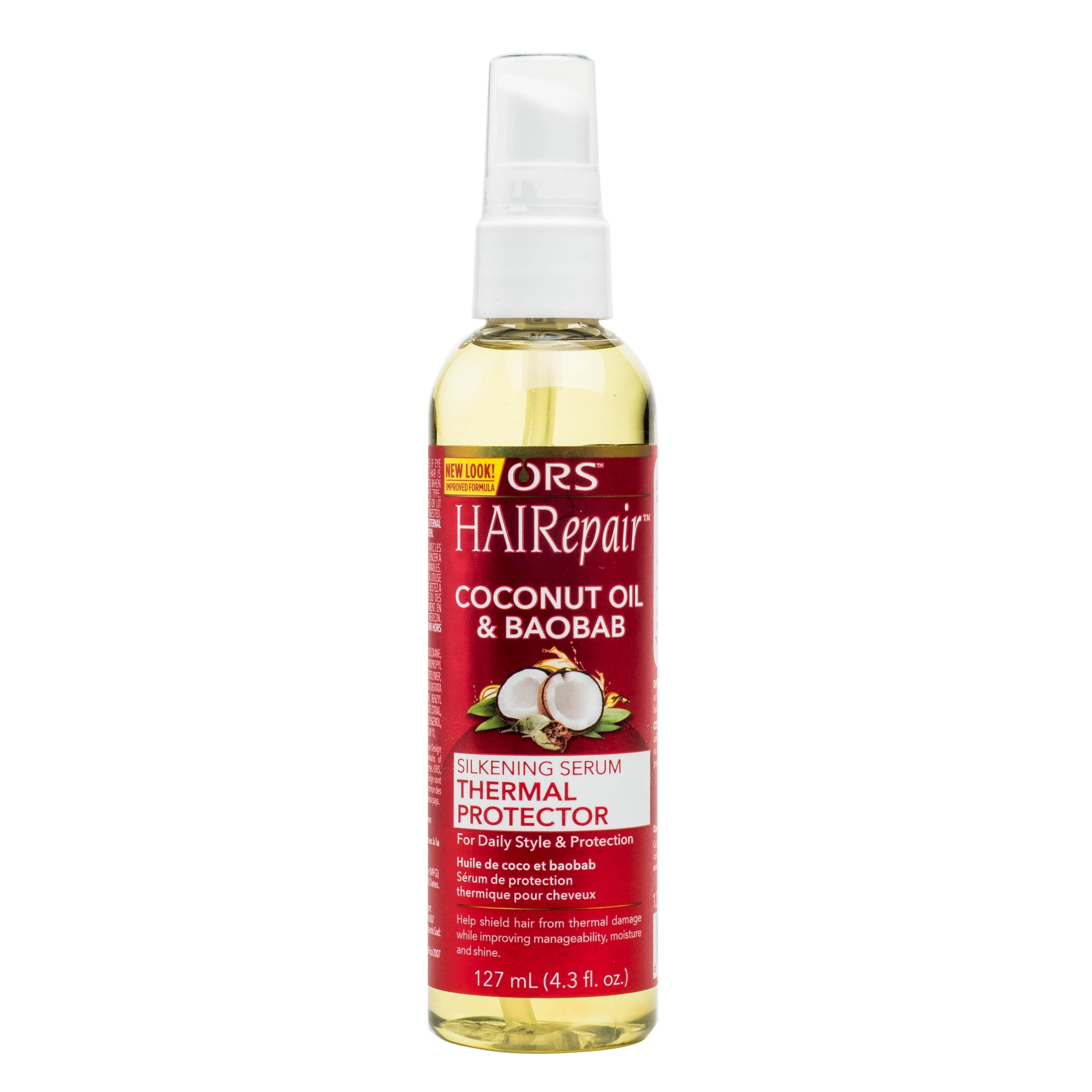 ORS HAIRepair Coconut Oil  Baobab Silkening Serum Thermal Protector