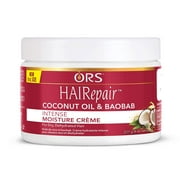 ORS Hairepair Coconut Oil And Baobab Intense Moisture Creme, 8 Oz., Pack of 12