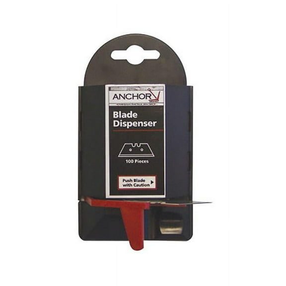 ORS Nasco ANR-AB-11-100 0.024 in. Type 92 Utility Blades with Dispenser - 2 Notch