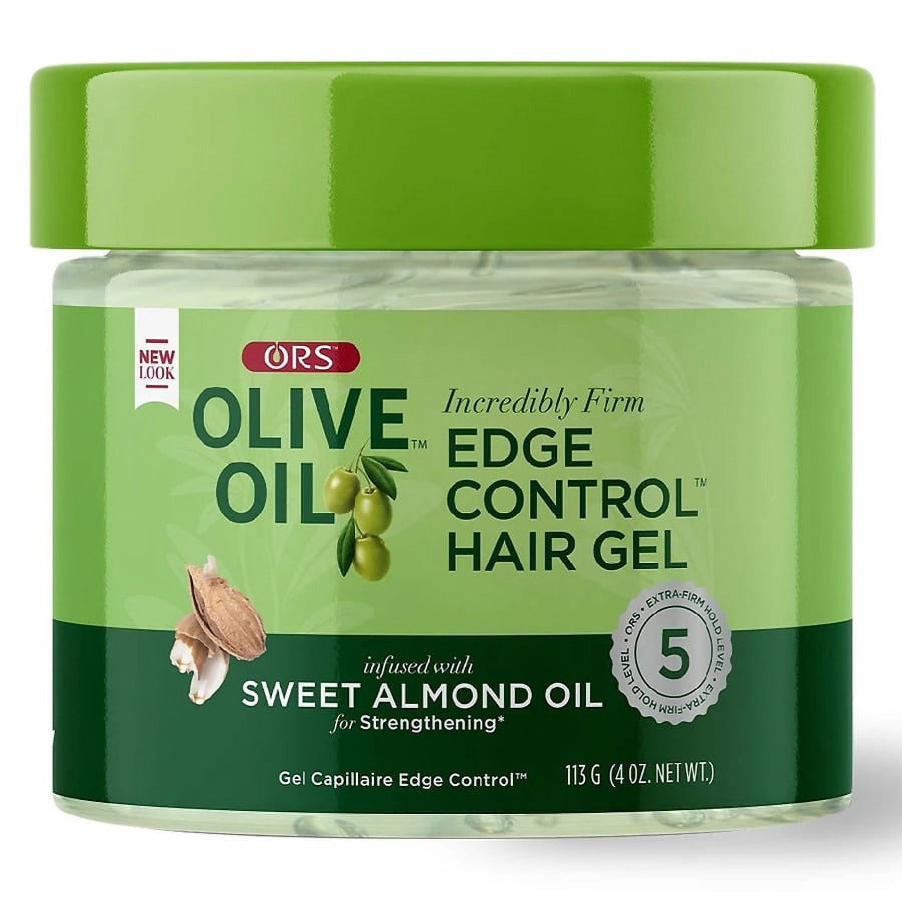 ORS OLIVE OIL EDGE CONTROL HAIR GEL 4 Oz. * BEAUTY TALK LA