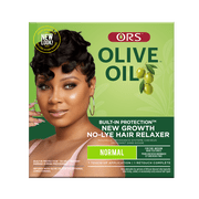 ORS Olive Oil Built-in Protection New Growth No-Lye Relaxer, Normal, for Fine to Medium Hair