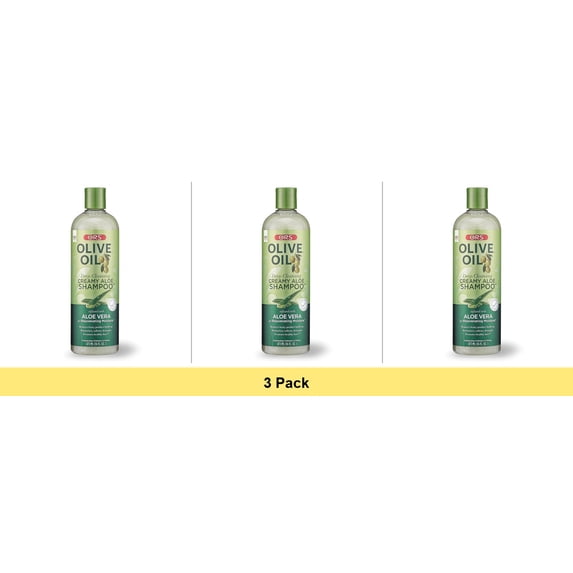 ORS Olive Oil Creamy Aloe Shampoo 16oz - 3 Pack Bundle