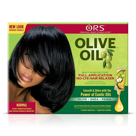 ORS Olive Oil Full Application No-Lye Hair Relaxer, Normal Strength, Pack of 12