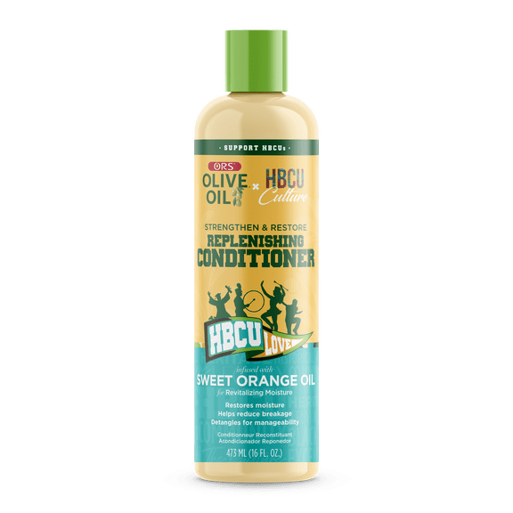 ORS Olive Oil HBCU Replenishing Conditioner with Sweet Orange Oil, 16 oz
