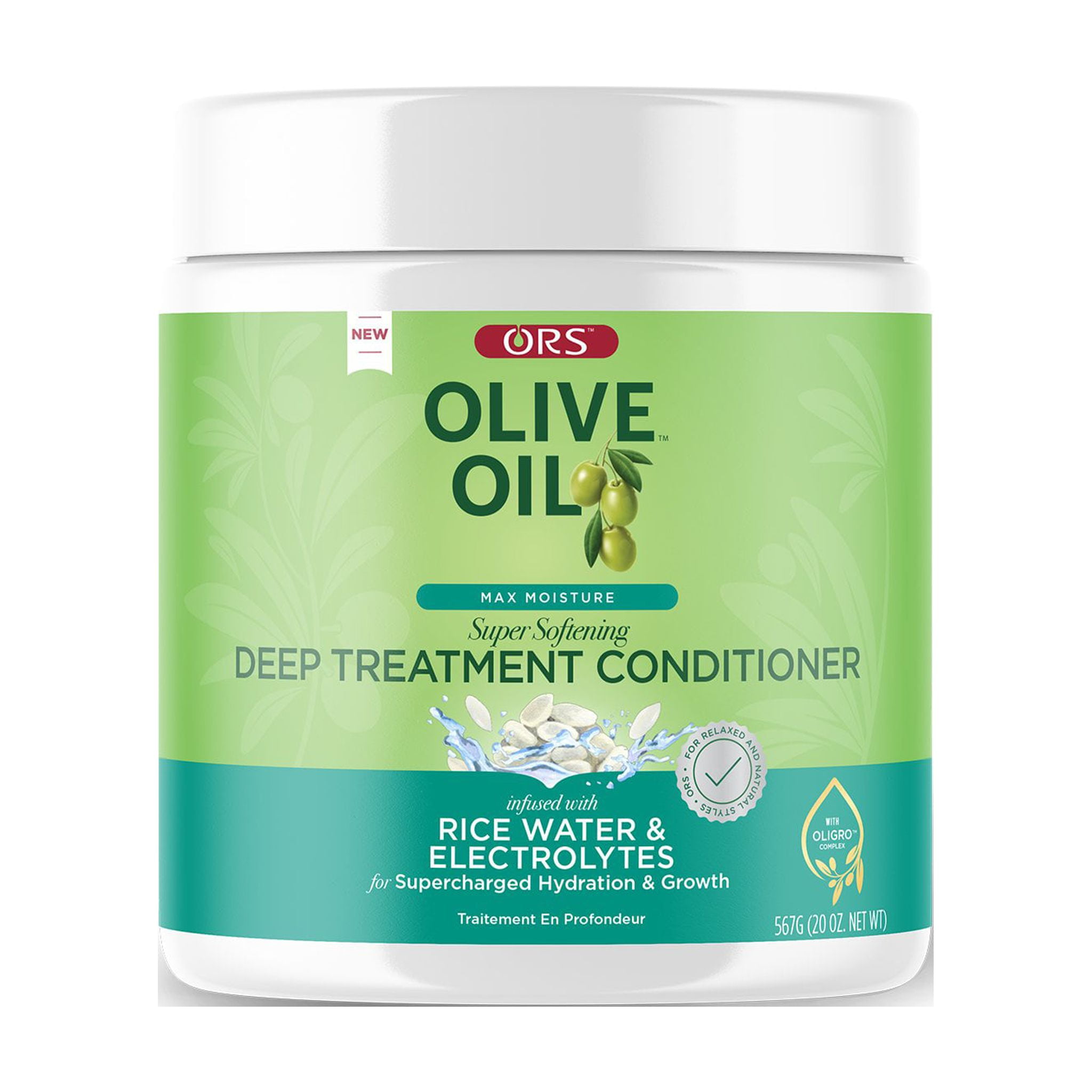 ORS Olive Oil Max Moisture Super Softening Deep Treatment Hair Conditioner, 20 oz