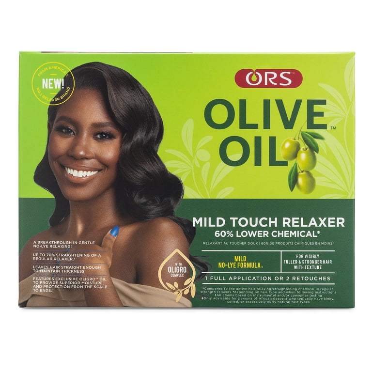 ORS Olive Oil Mild Touch Relaxer, No-Lye System with 60% Lower
