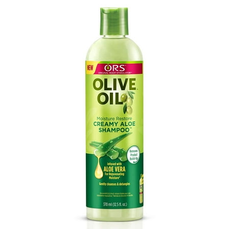 ORS Olive Oil Moisture Restore Creamy Aloe Shampoo, 12.5 Oz.