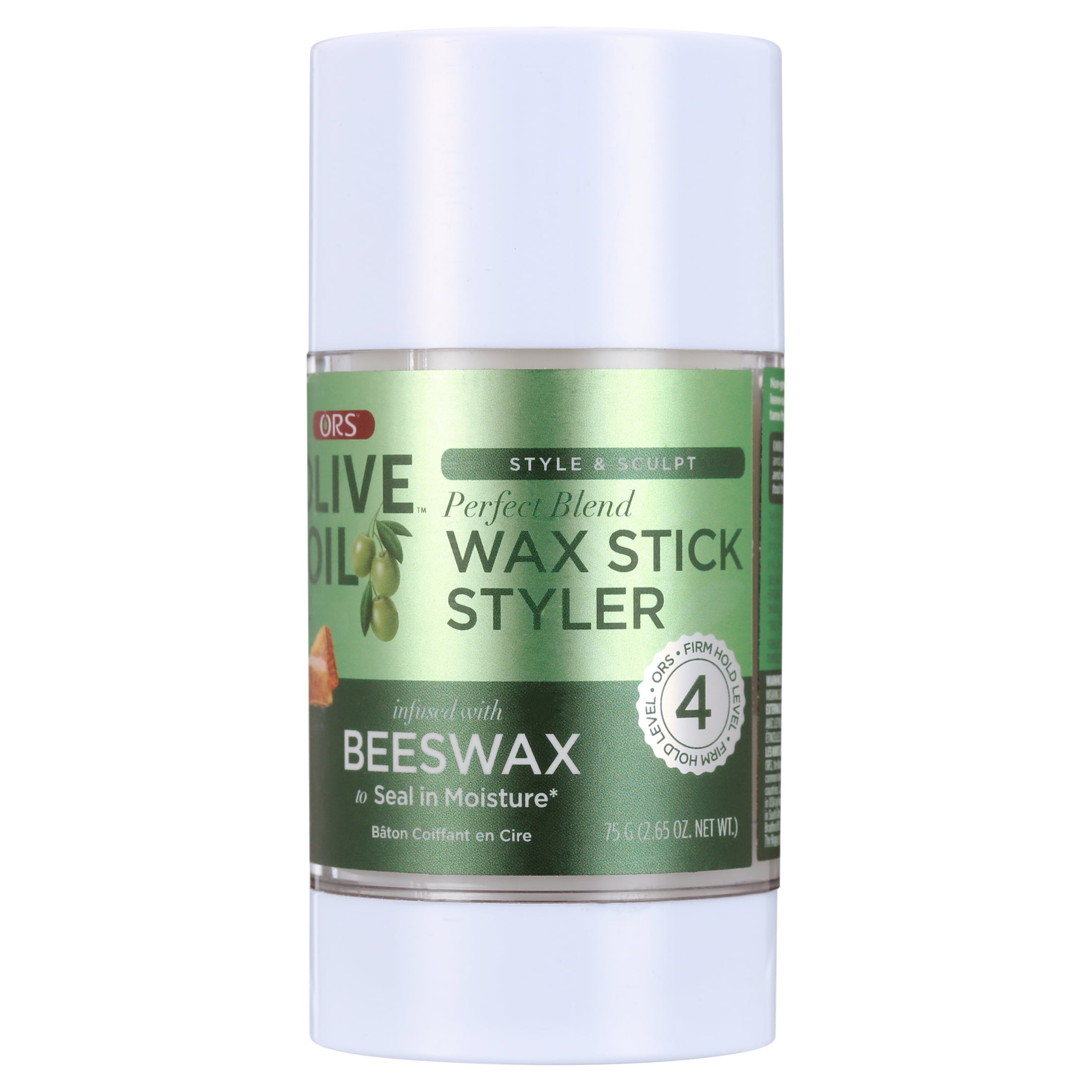 ORS Olive Oil Perfect Blend Wax Stick Styler, All Hair Types, Extra-Firm Hold, 2.6 oz
