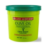 ORS Olive Oil Professional Relaxer Creme, Normal Strength No-Base Creme Relaxer 64.0 oz