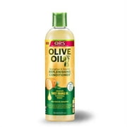ORS Olive Oil Strengthen and Nourish Replenishing Conditioner infused with Sweet Orange Oil for Revitalizing Moisture 12.2 oz Pack of 12