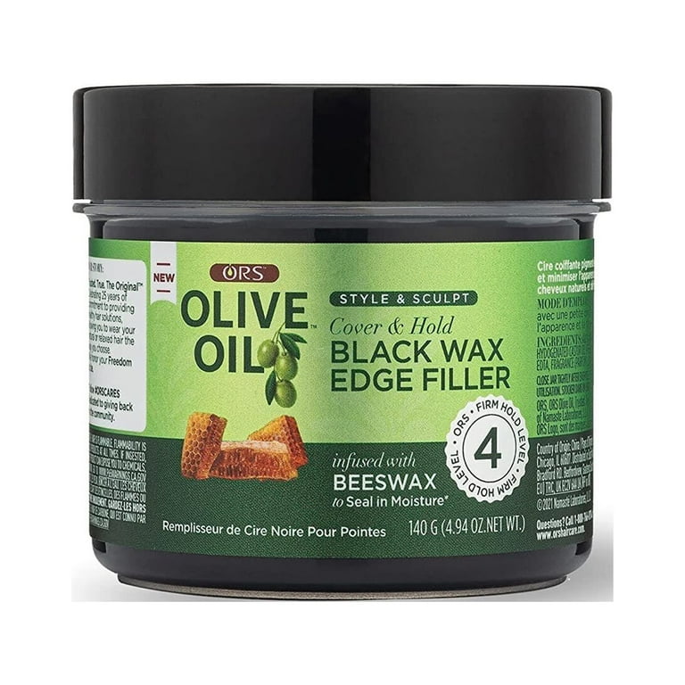 ORS Olive Oil Cover & Hold Black Wax Edge Filler (4.94oz) ORS Olive Oil Cover & Hold Black Wax Edge Filler (4.94oz)