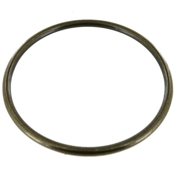 ORT Antique Brass, Thin O-Ring, Solid Brass-LL, 4"
