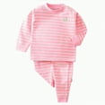 thumbnail image 1 of ORT Boys Girls 2 Pcs Sweat Suit Outfits Toddler Kids Long Sleeve Pullover Hoodie + Elastic Waist Sweatpants Set(Pink,4-5 Y), 1 of 4