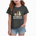thumbnail image 1 of ORT Christmas Shirts for Toddler Girls Boys Kids Funny Xmas Graphic Raglan Sleeve Holiday Tops, 1 of 6