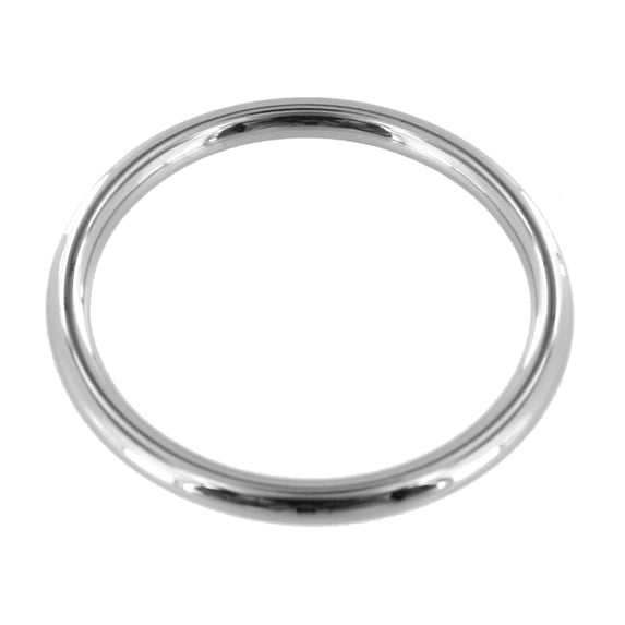 ORT Nickel Plate, Thin O-Ring, Solid Brass-LL, 2"