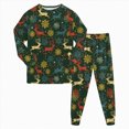 thumbnail image 1 of ORT Toddler Baby Girls Boy Christmas Pajamas Set Kids Sleepwear 2 Pcs Pjs Long Sleeve Top and Pant Sleepwear Clothes Sets, 1 of 9