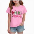 thumbnail image 1 of ORT Toddler Boys Girls Christmas T-Shirt Kid Xmas Graphic Short Sleeve Shirts Funny Print Holiday Clothes Tee Tops, 1 of 6