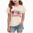 thumbnail image 1 of ORT Toddler Boys Girls Christmas T-Shirt Kid Xmas Graphic Short Sleeve Shirts Funny Print Holiday Clothes Tee Tops, 1 of 6