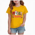 thumbnail image 1 of ORT Toddler Boys Girls Christmas T-Shirt Kid Xmas Graphic Short Sleeve Shirts Funny Print Holiday Clothes Tee Tops, 1 of 6