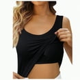thumbnail image 1 of ORT Womens Tank Tops with Built in Bra Padded Camisole Yoga Bra Tanks Tops Racerback Workout Tops Cotton Undershirt(Black,M), 1 of 5