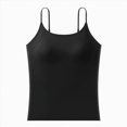 thumbnail image 1 of ORT Womens Workout Tank Tops Racerback Summer Camisole Top V Neck Ribbed Sleeveless Beach Fashion Clothes(Z06-Black,M), 1 of 9