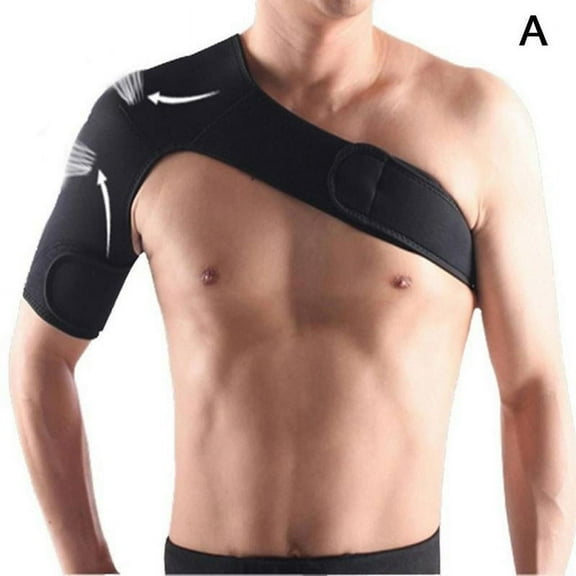 ORTHOPEDIC CARE SHOULDER BRACE - Left / Right Shoulder Black >ν йη E3V3