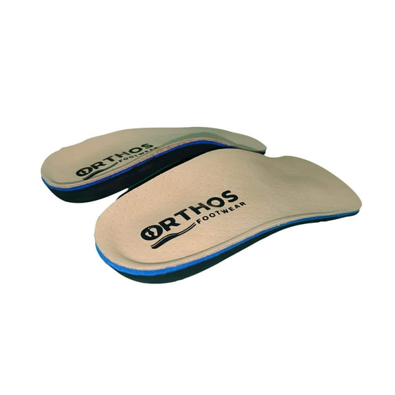 ORTHOS Footwear Orthotic Insoles 3/4 Length for Tight-Fitting Shoes - USA Made